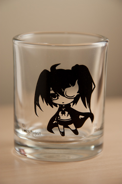 Black Rock Shooter Shot Glass by Collateral Damage Studios