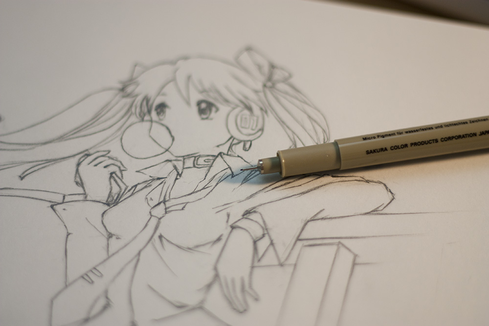 Inking - How To Draw Manga - Too Corporation